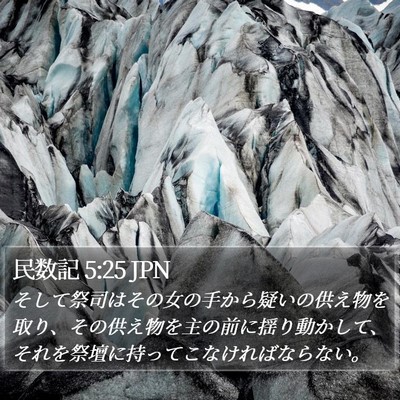 民数記 5:25 JPN Bible Verse Image