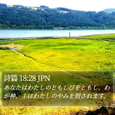 詩篇 18:28 JPN Bible Verse Image