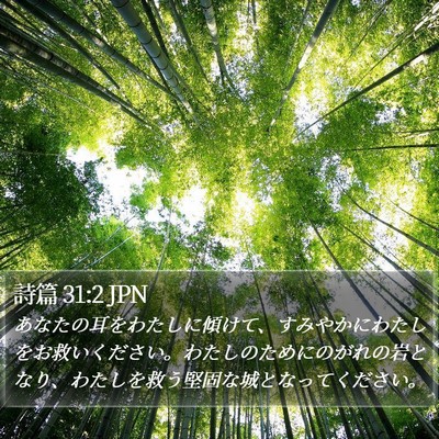 詩篇 31:2 JPN Bible Verse Image
