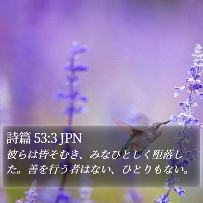 詩篇 53:3 JPN Bible Verse Image