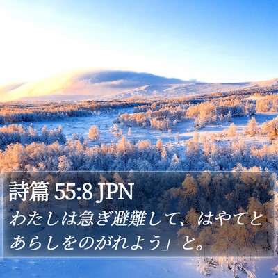詩篇 55:8 JPN Bible Verse Image