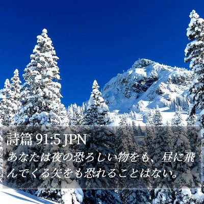 詩篇 91:5 JPN Bible Verse Image
