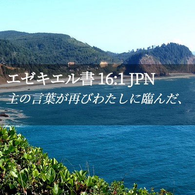 Picture 02 - エゼキエル書 16:1 JPN - 主の言葉が再びわたしに臨んだ、 - Bible Verse Picture