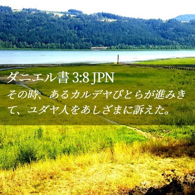 Picture 02 - ダニエル書 3:8 JPN - その時、あるカルデヤびとらが進み - Bible Verse Picture