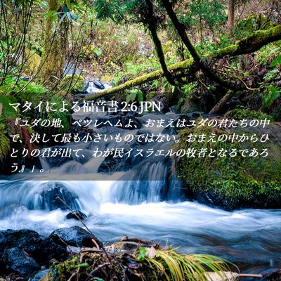 Picture 02 - マタイによる福音書 2:6 JPN - 『ユダの地、ベツレヘムよ、おまえ - Bible Verse Picture