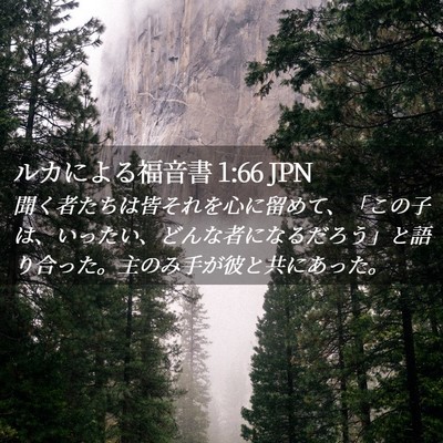 Picture 02 - ルカによる福音書 1:66 JPN - 聞く者たちは皆それを心に留めて、 - Bible Verse Picture