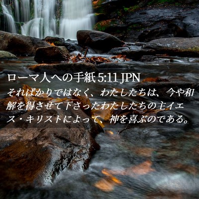 Picture 02 - ローマ人への手紙 5:11 JPN - そればかりではなく、わたしたちは - Bible Verse Picture
