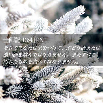 Picture 02 - 士師記 13:4 JPN - それであなたは気をつけて、ぶどう - Bible Verse Picture