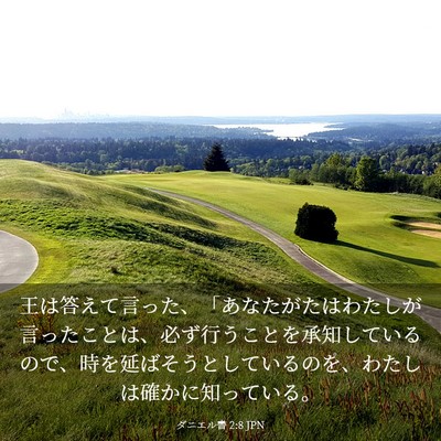 Picture 03 - ダニエル書 2:8 JPN - 王は答えて言った、「あなたがたは - Bible Verse Picture