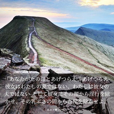 Picture 03 - ホセア書 2:2 JPN - 「あなたがたの母とあげつらえ、あ - Bible Verse Picture