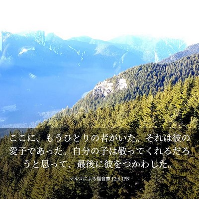 Picture 03 - マルコによる福音書 12:6 JPN - ここに、もうひとりの者がいた。そ - Bible Verse Picture