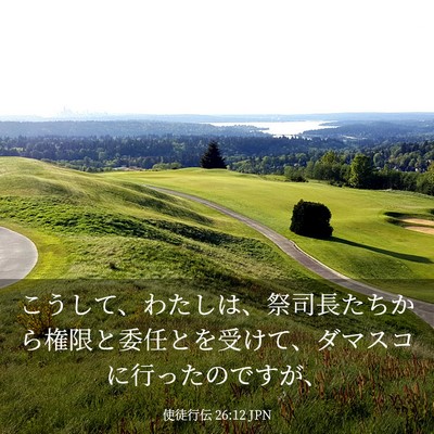 Picture 03 - 使徒行伝 26:12 JPN - こうして、わたしは、祭司長たちか - Bible Verse Picture