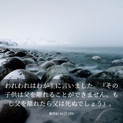 Picture 03 - 創世記 44:22 JPN - われわれはわが主に言いました。『 - Bible Verse Picture