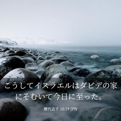 Picture 03 - 歴代志下 10:19 JPN - こうしてイスラエルはダビデの家に - Bible Verse Picture