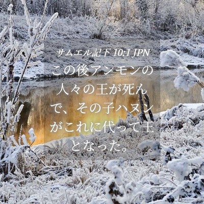 Picture 04 - サムエル記下 10:1 JPN - この後アンモンの人々の王が死んで - Bible Verse Picture