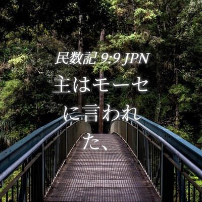 Picture 04 - 民数記 9:9 JPN - 主はモーセに言われた、 - Bible Verse Picture