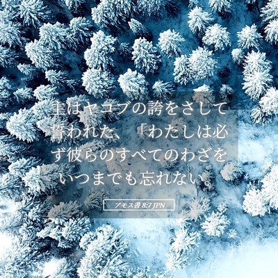 Picture 05 - アモス書 8:7 JPN - 主はヤコブの誇をさして誓われた、 - Bible Verse Picture
