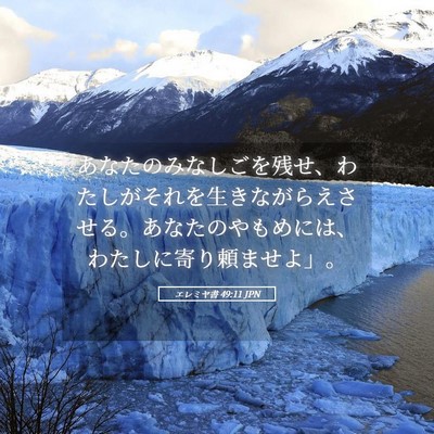 Picture 05 - エレミヤ書 49:11 JPN - あなたのみなしごを残せ、わたしが - Bible Verse Picture