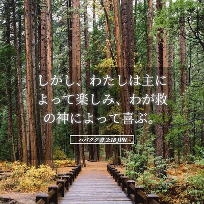 Picture 05 - ハバクク書 3:18 JPN - しかし、わたしは主によって楽しみ - Bible Verse Picture