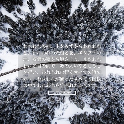 Picture 05 - ヨシュア記 24:17 JPN - われわれの神、主がみずからわれわ - Bible Verse Picture
