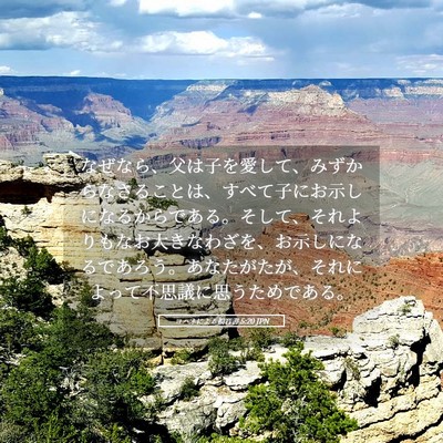 Picture 05 - ヨハネによる福音書 5:20 JPN - なぜなら、父は子を愛して、みずか - Bible Verse Picture