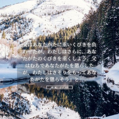 Picture 05 - 列王紀上 12:11 JPN - 父はあなたがたに重いくびきを負わ - Bible Verse Picture