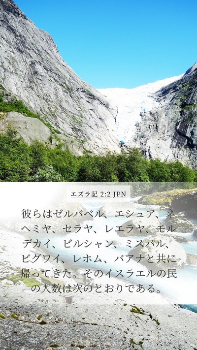 エズラ記 2:2 JPN Bible Verse Image
