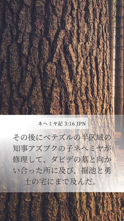 ネヘミヤ記 3:16 JPN Bible Verse Image