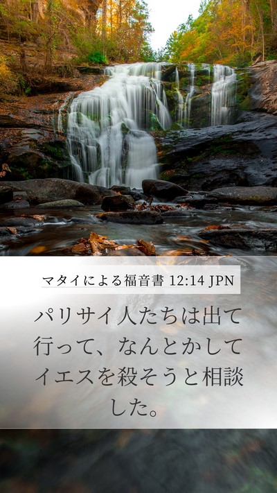 マタイによる福音書 12:14 JPN Bible Verse Image