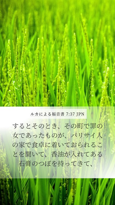 ルカによる福音書 7:37 JPN Bible Verse Image